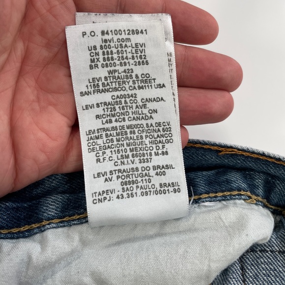 Levi’s 550 Relaxed Fit Men’s Denim Blue Jeans - Size 38 x 32 - Picture 9 of 10